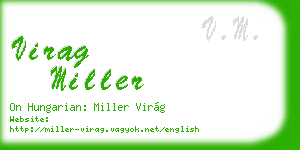 virag miller business card