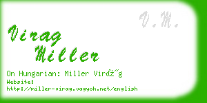 virag miller business card